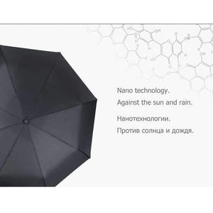 Planet Gates black 8ribs / China Ultralight Umbrella Rain Women Automatic Folding Men Umbrellas Lady Folding Since The Open Close Paraguas 8k 10k
