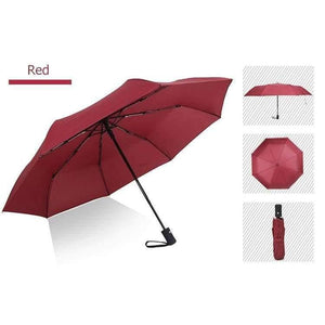 Planet Gates black 8ribs / China Ultralight Umbrella Rain Women Automatic Folding Men Umbrellas Lady Folding Since The Open Close Paraguas 8k 10k