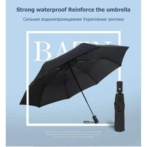 Planet Gates black 8ribs / China Ultralight Umbrella Rain Women Automatic Folding Men Umbrellas Lady Folding Since The Open Close Paraguas 8k 10k