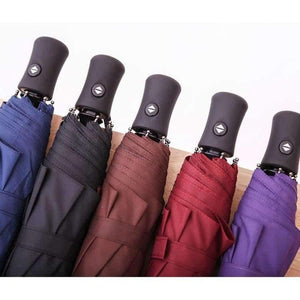 Planet Gates black 8ribs / China Ultralight Umbrella Rain Women Automatic Folding Men Umbrellas Lady Folding Since The Open Close Paraguas 8k 10k