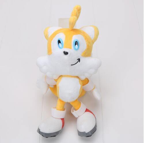 9'' 23cm 5 Colors Super Sonic Plush Toys Knuckles Tails Soft Dolls For Kids Gift