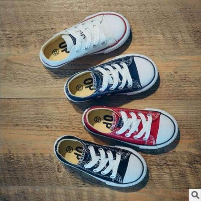 Planet Gates Black / 9 Classic Children Canvas Shoes Girls Boys Kids Sneakers 2018 Fashion Casual Baby Running Shoes Solid Color Child Sport Shoes