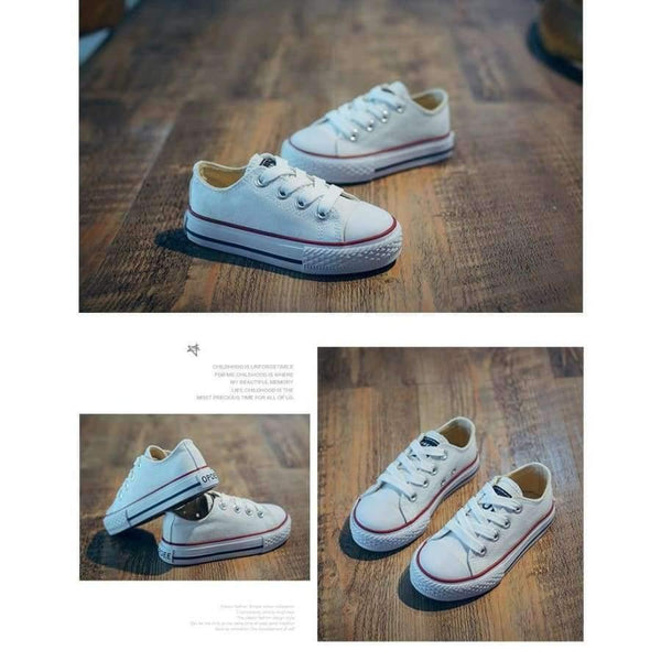 Planet Gates Black / 9 Classic Children Canvas Shoes Girls Boys Kids Sneakers 2018 Fashion Casual Baby Running Shoes Solid Color Child Sport Shoes