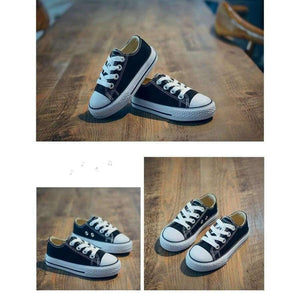 Planet Gates Black / 9 Classic Children Canvas Shoes Girls Boys Kids Sneakers 2018 Fashion Casual Baby Running Shoes Solid Color Child Sport Shoes