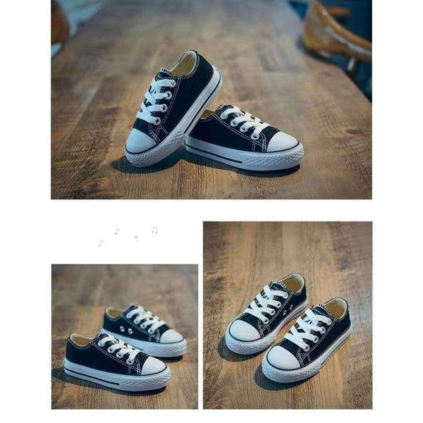 Planet Gates Black / 9 Classic Children Canvas Shoes Girls Boys Kids Sneakers 2018 Fashion Casual Baby Running Shoes Solid Color Child Sport Shoes