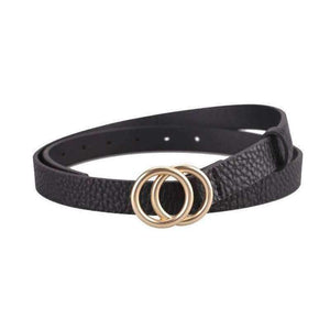 Planet Gates Black / 94cm Earnda Designer Women's Belt Gold Buckle Waist Belts For Women's Jeans Skinny Leather Strap High Quality Cinturon Mujer