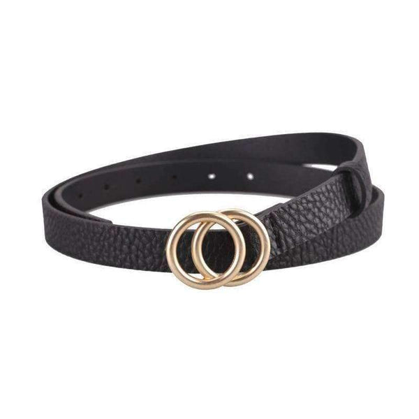 Planet Gates Black / 94cm Earnda Designer Women's Belt Gold Buckle Waist Belts For Women's Jeans Skinny Leather Strap High Quality Cinturon Mujer