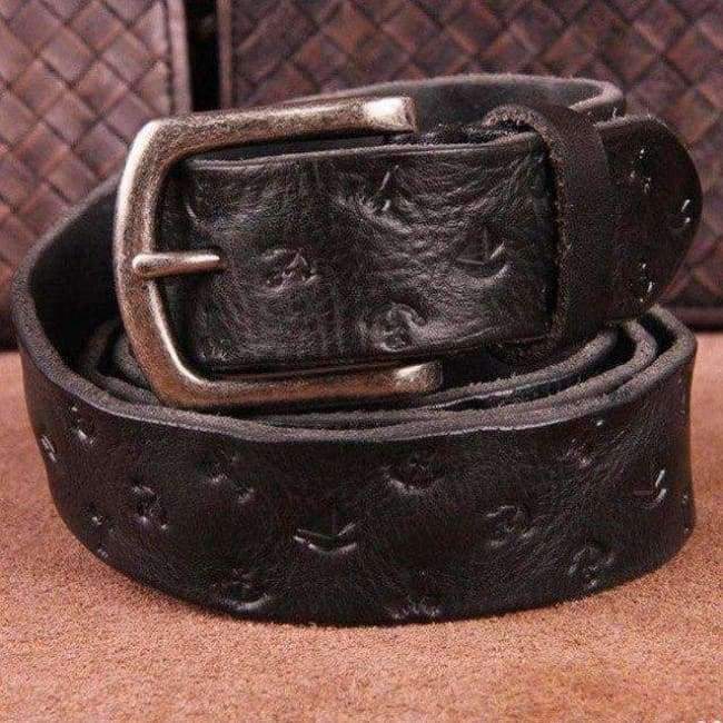 Planet Gates Black / 95cm CUKUP Ladies 100% Pure Cowhide Leather Belts Pin Buckle Casual Styles Jeans Cow Skin Genuine Belts for Woman 3.0cm Width NCK466