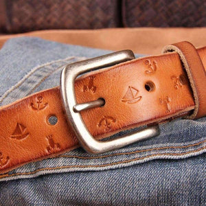 Planet Gates Black / 95cm CUKUP Ladies 100% Pure Cowhide Leather Belts Pin Buckle Casual Styles Jeans Cow Skin Genuine Belts for Woman 3.0cm Width NCK466