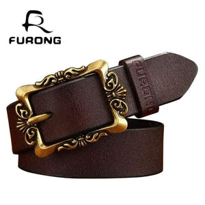 Planet Gates black / 95cm New Style Genuine Leather Belt Woman Luxury Cow Leather Genuine Woman Embossed Belts Fashion Designer Cow Women's Belt Black
