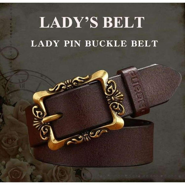Planet Gates black / 95cm New Style Genuine Leather Belt Woman Luxury Cow Leather Genuine Woman Embossed Belts Fashion Designer Cow Women's Belt Black