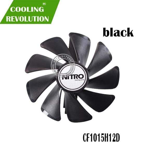 Planet Gates Black 95mm CF1015H12D DC12V Cooler Fan Replace for Sapphire NITRO RX480 8G RX 470 4G GDDR5 RX570 4G / 8G D5 RX580 8G OC