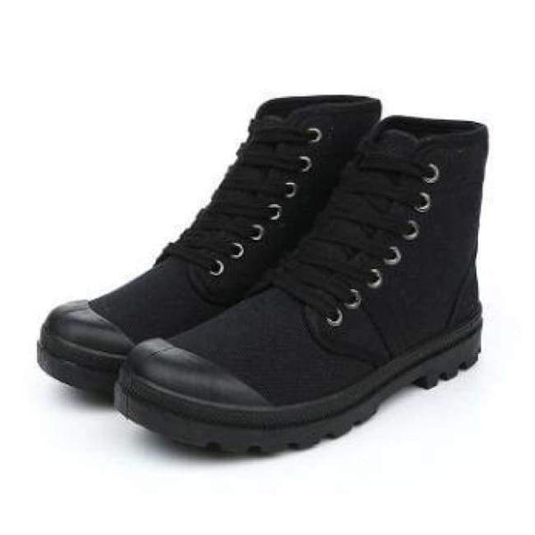 Planet Gates Black A / 7 Hot Sale Men Canvas Shoes Spring Autumn 2018 Lace-up High Style Men Vulcanize Shoes Fashion Flats Youth Men Shoes