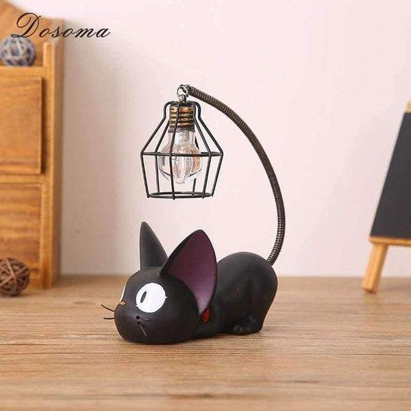 Planet Gates Black A / 8cm12cm17cm Home Decoration Accessorie Manualidades Miniature Decoration Small Cat Night Light Resin Crafts Decoration