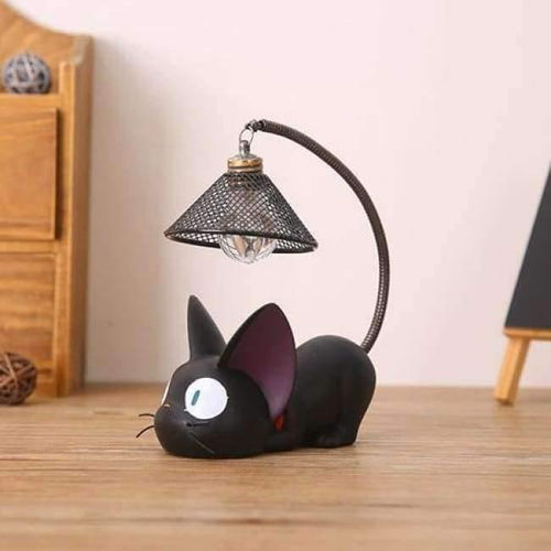 Planet Gates Black A / 8cm12cm17cm Home Decoration Accessorie Manualidades Miniature Decoration Small Cat Night Light Resin Crafts Decoration
