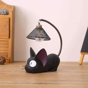 Planet Gates Black A / 8cm12cm17cm Home Decoration Accessorie Manualidades Miniature Decoration Small Cat Night Light Resin Crafts Decoration