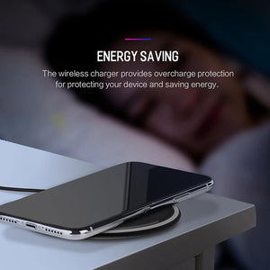 Planet Gates Black A ROCK For iPhone Samsung Wireless Charger, 10W Desktop Smart Phone Qi Wireless Charger For iPhone X Galaxy S8 Note 8 WPC FOD