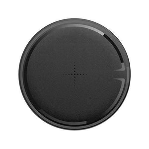 Planet Gates Black A ROCK For iPhone Samsung Wireless Charger, 10W Desktop Smart Phone Qi Wireless Charger For iPhone X Galaxy S8 Note 8 WPC FOD