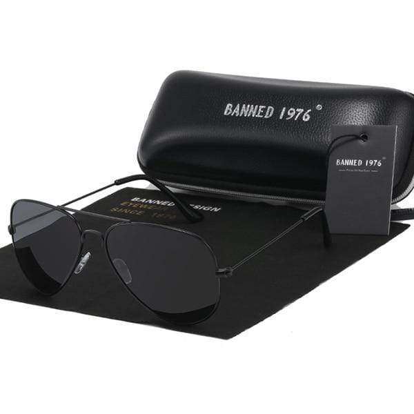 Planet Gates black A2 Classic HD Polarized Metal frame Aviation Sunglasses Designer Women Men Feminin Brand Name Oculos Vintage Glasses