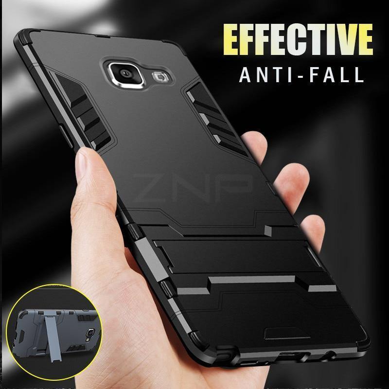 Planet Gates Black / A3 A310 2016 ZNP Full Shockproof Armor Stand Cover Case For Samsung Galaxy A5 A3 A7 A8 Plus Holder Phone Case For Samsung J5 J7 A7 A5 A3 Case