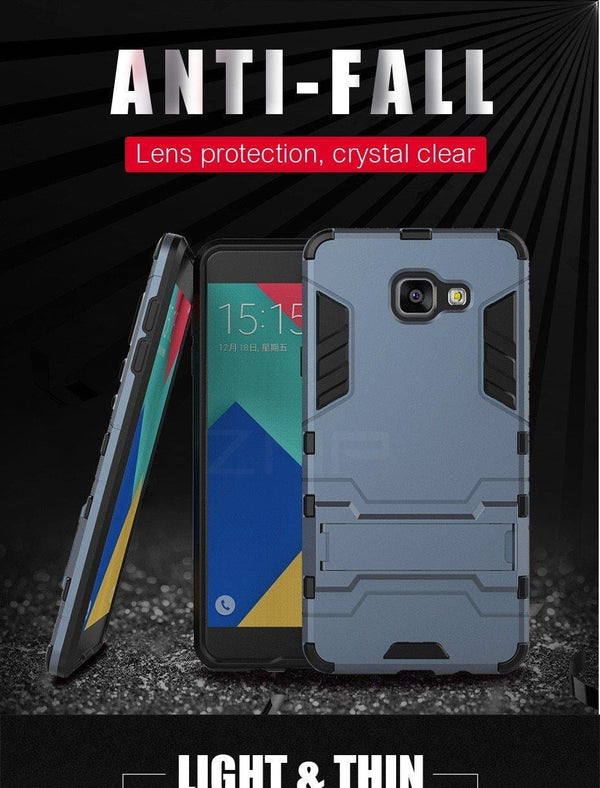 Planet Gates Black / A3 A310 2016 ZNP Full Shockproof Armor Stand Cover Case For Samsung Galaxy A5 A3 A7 A8 Plus Holder Phone Case For Samsung J5 J7 A7 A5 A3 Case