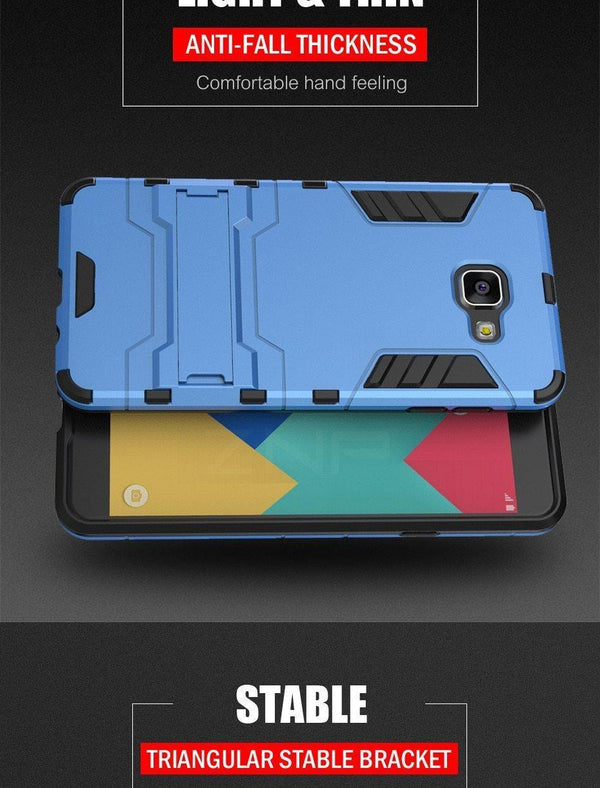 Planet Gates Black / A3 A310 2016 ZNP Full Shockproof Armor Stand Cover Case For Samsung Galaxy A5 A3 A7 A8 Plus Holder Phone Case For Samsung J5 J7 A7 A5 A3 Case
