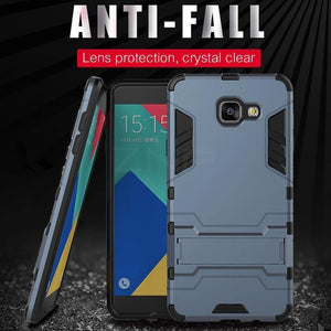 Planet Gates Black / A3 A310 2016 ZNP Full Shockproof Armor Stand Cover Case For Samsung Galaxy A5 A3 A7 A8 Plus Holder Phone Case For Samsung J5 J7 A7 A5 A3 Case