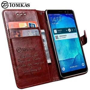 Planet Gates Black / A8 2018 -A530 TOMKAS Business Wallet Case For Samsung Galaxy A8 2018 Cases Cover Flip 6.0 Inch Phone Case For Samsung Galaxy A8 Plus 2018