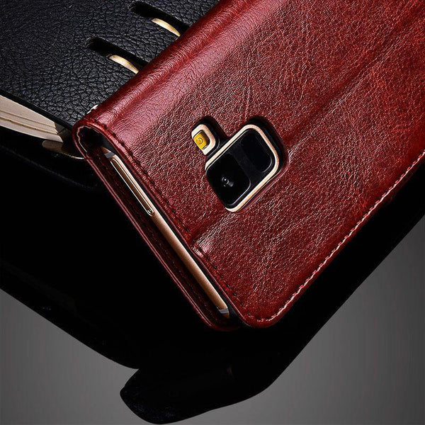 Planet Gates Black / A8 2018 -A530 TOMKAS Business Wallet Case For Samsung Galaxy A8 2018 Cases Cover Flip 6.0 Inch Phone Case For Samsung Galaxy A8 Plus 2018