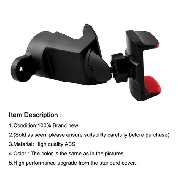 Planet Gates Black ABS Mobile Phone Ipad Support Car GPS Support Dash Holder for Jeep Wrangler JK 2012-2017