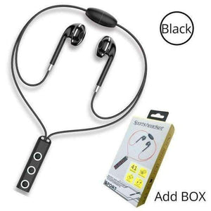 Planet Gates black add box Bluetooth Earphone in ear Wireless Earphones Magnetic Sport Ear Phones with Mic Mobile Bluetooth in-ear Earbuds