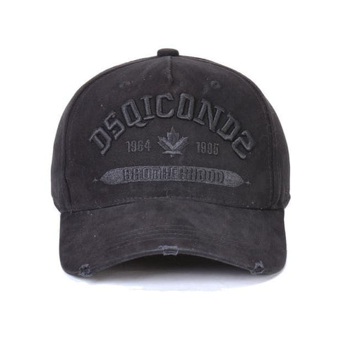 Planet Gates Black / Adjustable Baseball Cap Men Women Hat Black Embroidery DSQ2 letters Casual Cap Hip Hop Cap Snapback Caps Bone Dad Hat