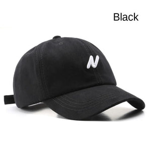 Planet Gates Black / Adjustable Casual Baseball Cap for Women and Men Fashion N Embroidery Summer Visors Cap Boy Girls Cotton Snapback Hat Casquette