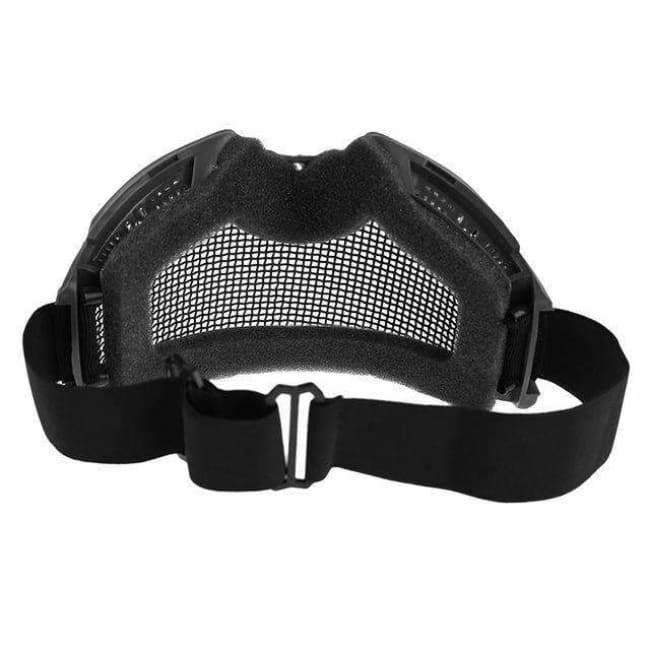Planet Gates Black Airsoft Tactical Eye Protection Metal Mesh Glasses Goggle Outdoor Sports Camping Hunting Eyewear Safety Accessories