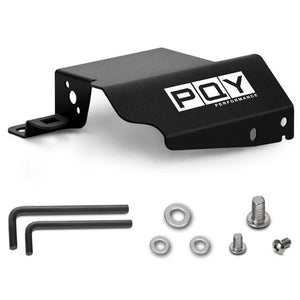 Planet Gates black Aluminum Boost Control Solenoid Cover For 08-on Subaru STI WRX Impreza Fit Under Hood Resist Corrosion with Hardware