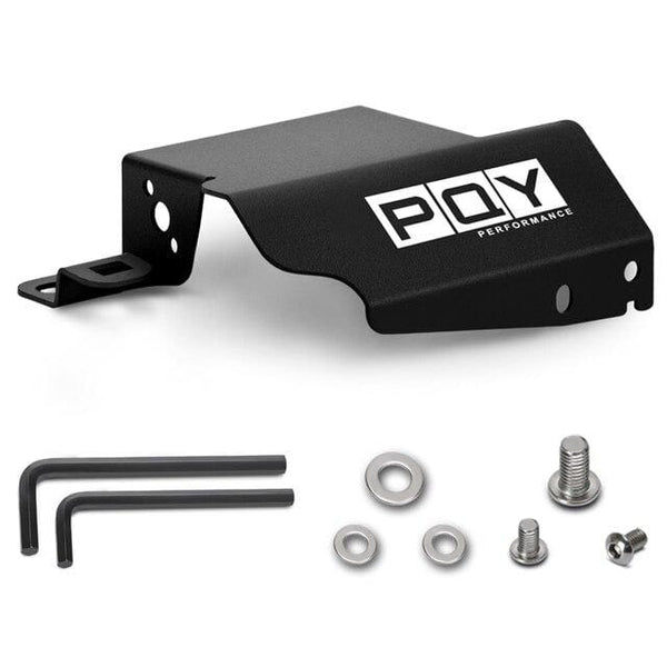 Planet Gates black Aluminum Boost Control Solenoid Cover For 08-on Subaru STI WRX Impreza Fit Under Hood Resist Corrosion with Hardware