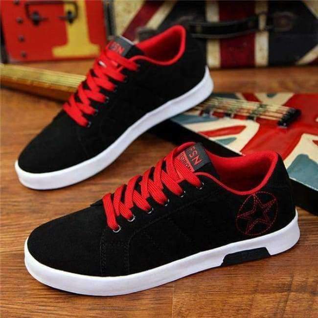Planet Gates 2018 Spring And Autumn New Breathable Anti-Skid Men'S Vulcanized shoes Fashion British Low Tie To Help Fight Men'S Shoes