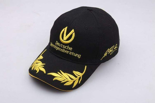 Planet Gates Black And Red Snapback hat Buckle Adjustable For Schumacher Signature F1 Formula One Brand Baseball Cap