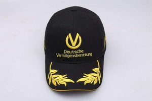 Planet Gates Black And Red Snapback hat Buckle Adjustable For Schumacher Signature F1 Formula One Brand Baseball Cap