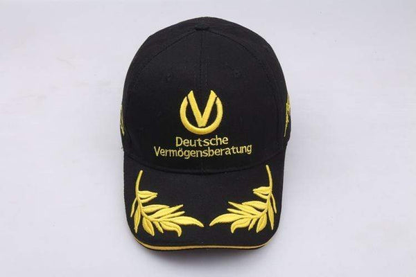 Planet Gates Black And Red Snapback hat Buckle Adjustable For Schumacher Signature F1 Formula One Brand Baseball Cap