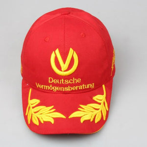 Planet Gates Black And Red Snapback hat Buckle Adjustable For Schumacher Signature F1 Formula One Brand Baseball Cap