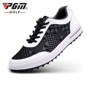 Planet Gates Black and White / 7 Spring new PGM golf male models ultra-light breathable mesh cloth shoes 3D color printing cloth driving range dedicated