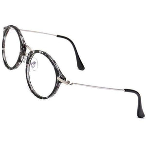 Planet Gates Black and White Fr Retro Clear Lens Glasses Women Brand Designer Computer Eyewear Protect Anti Blue Harmful Light Business Eyeglasses Men 2017 New