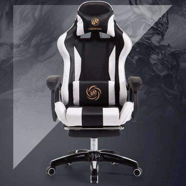 Planet Gates Black and white Peda Game armchair Computer gaming gamer Chair To Work An Office Chair Sports The Electric Chair