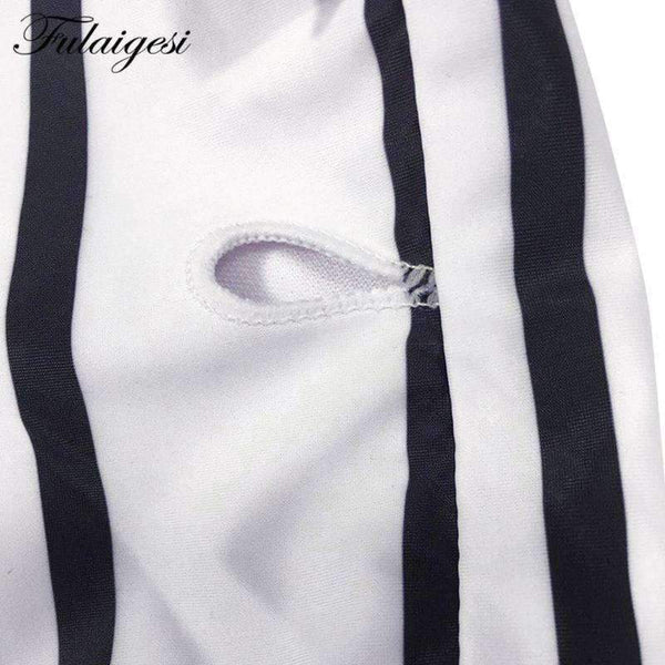 Planet Gates Black and white striped Bikini set women push up swimsuit women swimwear 2018 sexy Low waist bandeau bathing suit new