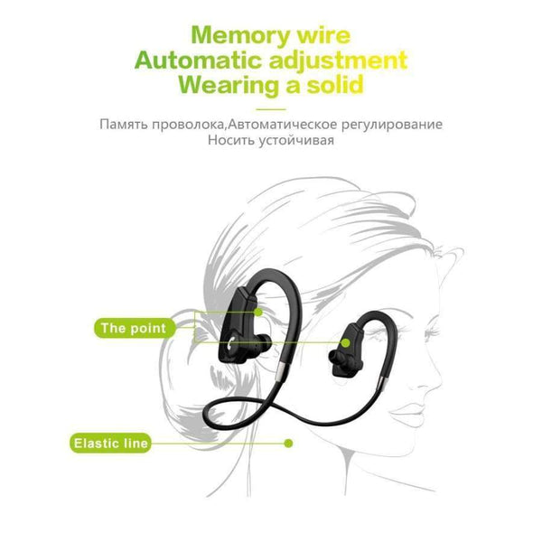 Planet Gates Black and yellow Wireless Earphones Bluetooth Headphone Sport Running Auriculares Inalambrico Waterproof Headset Music Ecouteur Audifonos