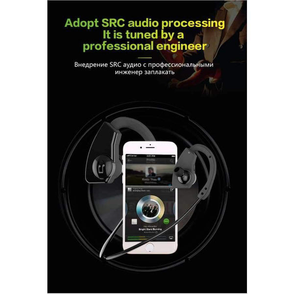 Planet Gates Black and yellow Wireless Earphones Bluetooth Headphone Sport Running Auriculares Inalambrico Waterproof Headset Music Ecouteur Audifonos