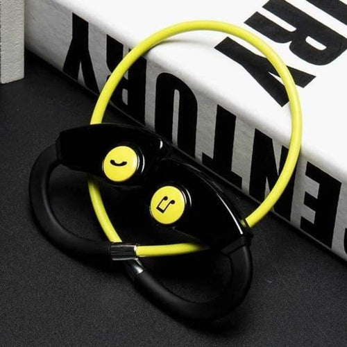 Planet Gates Black and yellow Wireless Earphones Bluetooth Headphone Sport Running Auriculares Inalambrico Waterproof Headset Music Ecouteur Audifonos