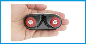 Planet Gates Black Anodized Aluminium Cam cleat Boat Cam cleats Matic Fairlead Marine Sailing Sailboat Kayak Canoe Dinghy Accessories