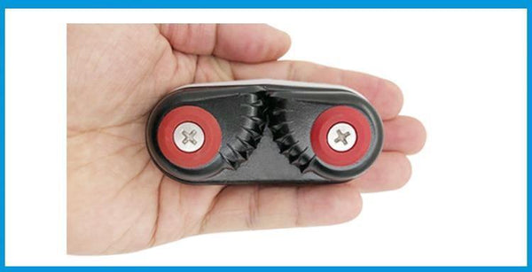 Planet Gates Black Anodized Aluminium Cam cleat Boat Cam cleats Matic Fairlead Marine Sailing Sailboat Kayak Canoe Dinghy Accessories